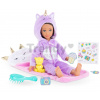 Bábika Luna Pyjama Party Set Corolle Girls s dlhými hnedými vlasmi 28 cm 7 doplnkov od 4 rokov
