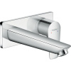 HANSGROHE Talis E 2-otvorová páková umývadlová batéria pod omietku, pre nástennú montáž, s krycou doskou, výtok 165 mm, chróm, 71732000