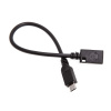 AppleMix Kábel UGREEN Micro USB-B / USB-A - 25 cm - čierny