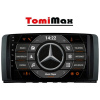 TomiMax Mercedes R Android 14 autorádio s WIFI, GPS, USB, BT HW výbava: 4 Core 1GB+16GB LOW