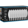 Mexen Nova 10x LED žiarovka E14, C37, 10W, Neutrálna - 4000K, 1055 lm - L102-E14-1040-01x10