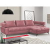 Rohová sedacia súprava Paris, staroružová látka, pravý roh