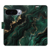 Flip pouzdro iSaprio - Google Pixel 10 / 10 Pro - Emerald 02 s kapsičkami na karty (Flipové knížkové pouzdro, obal, kryt iSaprio s přihrádkami na karty a motivem)