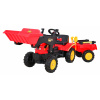 GIGA detský šlapací traktor červený (šlapací traktor červený)