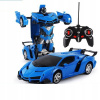 Auto robot 2v1 R/C LEANToys transformácia modrá