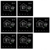 7x WiFi Programovateľný inteligentný termostat TUYA WLAN AC100×250V 16A LCD
