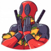 CUKROVÁ TLAČ jedlý obrázok na tortu Cukrová hmota Deadpool Food + MENO TEXT
