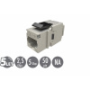 Rýchlozarezávací keystone Solarix CAT5E STP SXKJ-5E-STP-BK-NA 25286704
