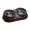 Ferplast DUO FEED 05 anthracite držiak s miskami