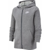 Chlapčené mikiny Nike Kids NSW Hoodie FZ Club B - Sivý (XS)