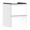 Hansgrohe Xelu Q skrinka 48x49.5x60.5 cm závesná kúpeľňová skrinka pod umývadlo biela-chrómová 54019000