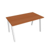 Hobis Pracovný stôl UNI A, 140x75,5x80 cm, čerešňa/biela