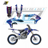 Blackbird Polepy na motocykel (sada polepov Dream) Yamaha YZF450/23-24 + YZF250/24 - typ polepov Dream4