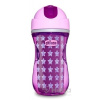 CHICCO Hrnček Sport termo so slamkou 266 ml ružový 14m+