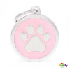 My Family gravírovateľný prívesok Big Circle Paw 3,93 x 3,17 cm