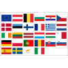 Živicová magnetka - Kolekcia vlajok EU – 28 ks