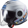 LS2 OF570 VERSO SPRING MATT SILVER BLUE 2XL