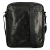 Pánska kožená crossbody taška čierna - SendiDesign Bruno čierna
