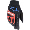 rukavice FULL BORE XT, ALPINESTARS (čierna/červená/modrá/biela, vel. M)