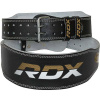 Fitness opasok 6“ Leather Black/Gold - RDX Sports Veľkosť: L