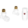 Mexen G00 termostatický uholný set, biely - W901-900-20