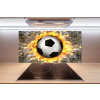 Panel do kuchyne Horiace futbalová lopta 100x50 cm