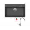 Sinks Maximo 780 Metalblack + Vitalia