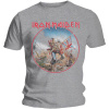 Tričko Iron Maiden - Trooper Vintage Circle Šedá L