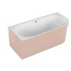 Polimat Sola 160x75 voľne stojaca akrylátová vaňa, ružová Dĺžka vane: 160 cm, Orientácia: ľavá, 00065