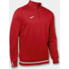 Joma Mikina CAMPUS II SWEATSHIRT 1/2 ZIPPER RED Veľkosť: 2XS
