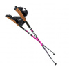 Nordic Walking palice HAAKON čierno-ružové 130cm