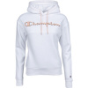 Champion HOODED SWEATSHIRT biela,ružová Dámska mikina XS