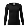 MALFINI Triko Fit-T LS 169, dlouhý rukáv, dámské MAL-1690115 L Černá