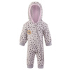 Little Angel Overal podšitý lem Outlast® Šedý melír bordová bodka Veľ. 68