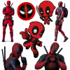 SADA POPLATKOV NA TORT DEADPOOL WOLVERINE + DARČEK TEXT