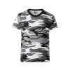 MALFINI Tričko Camouflage 149, krátký rukáv, dětské MAL-1493211 10 roků Maskáčovo šedá