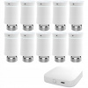 Termostatická hlavica SMART Zigbee Tuya 10x+ bezdrôtová brána HUB Set