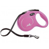 Vodítko Flexi Classic NEW XS páska 3 m (do 12 kg) ružová