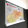Magnetická mapa SR na plátne