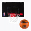 Wilson NBA Forge Mini Hoop Basketball Kit (Mini Wilson NBA Forge Team Hoop Black)