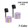 Svetelný stĺp do záhrady - 4ks 230led solárne medené drôtové struny Svetlo šnúrky DIY tvar vhodný pre (4ks 230led solárne medené drôtové struny Svetlo šnúrky DIY tvar vhodný pre)