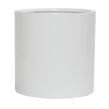 Kvetináč Fibestone puk biely lesklý 25x25 cm