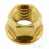 Matka reťazového kolieska M12X1.25 mm nerez V4A zlatý pre Honda VF750C Magna RC43 1993-2000