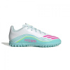 Chlapčenské futbalové kopačky turfy ADIDAS-F50 Messi Club Jr TF cloud white/lucid pink/flash aqua Biela 36 2/3 2026