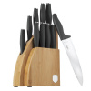 Súprava nožov so stojanom BAMBOO 10 ks Antracit Collection BH-2758