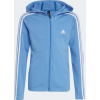 Sweatshirt adidas 3 Stripes Full-Zip Hoodie Jr. IC3636 (116789) Black 164 cm