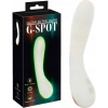 You2Toys Glow in the Dark G-Spot - vodotesný svietiaci vibrátor na G-bod (biely)