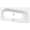 Polysan Astra rohová vaňa slim 165x90 cm pravostranné biela 31611S