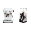 Ascaso Dream PID, Cloud White + Eureka Mignon Perfetto, NX black