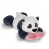 Nici Plyšová panda Love se srdíčkem - 20 cm - ležící